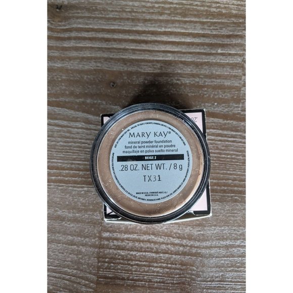 MARY KAY MINERAL POWDER FOUNDATION BEIGE 2 NEW IN BOX .28 oz - Picture 6 of 6